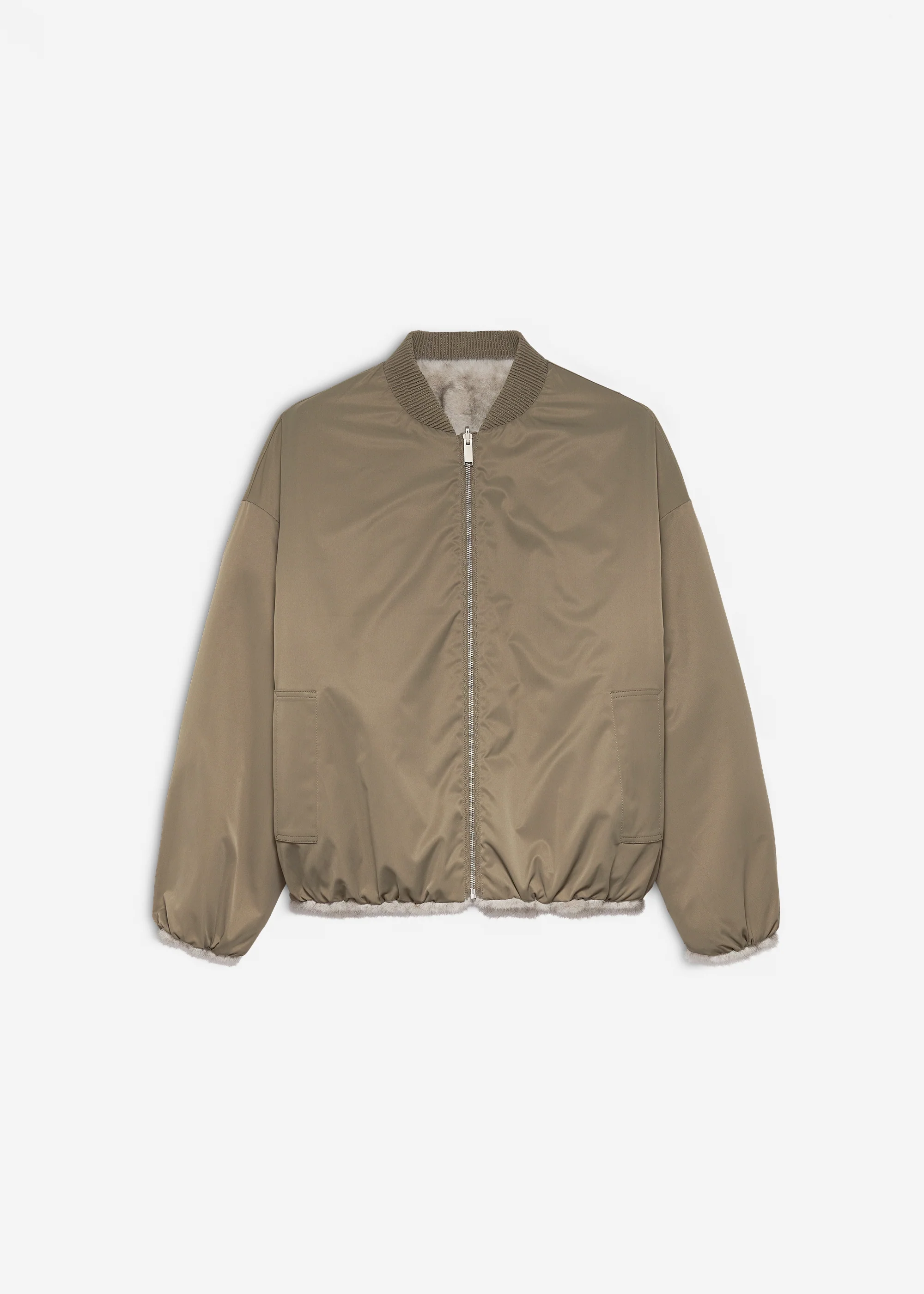 ETTA Faux Fur Bomber Jacket - Image 6