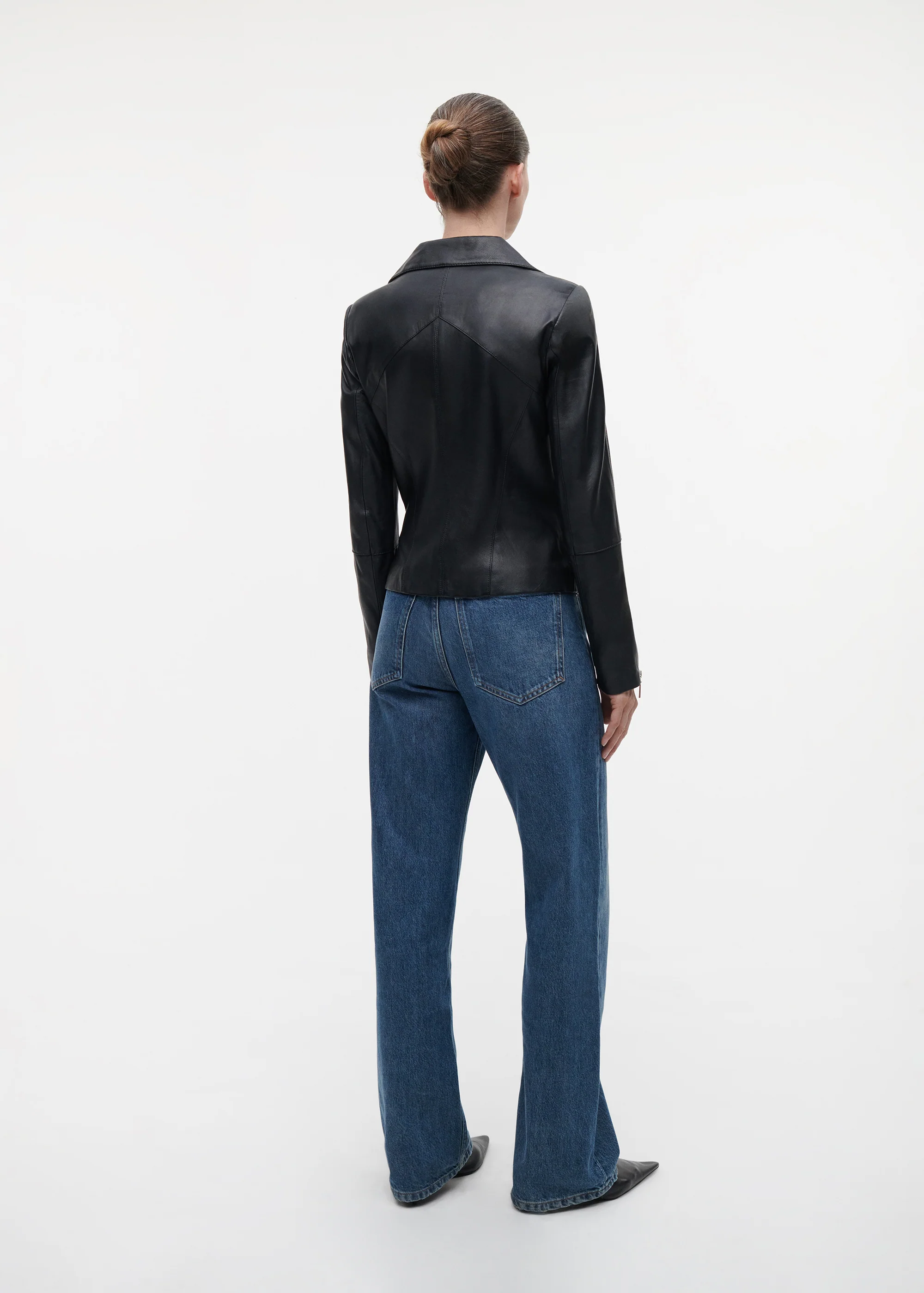 CHERRY Leather Biker Jacket - Image 3