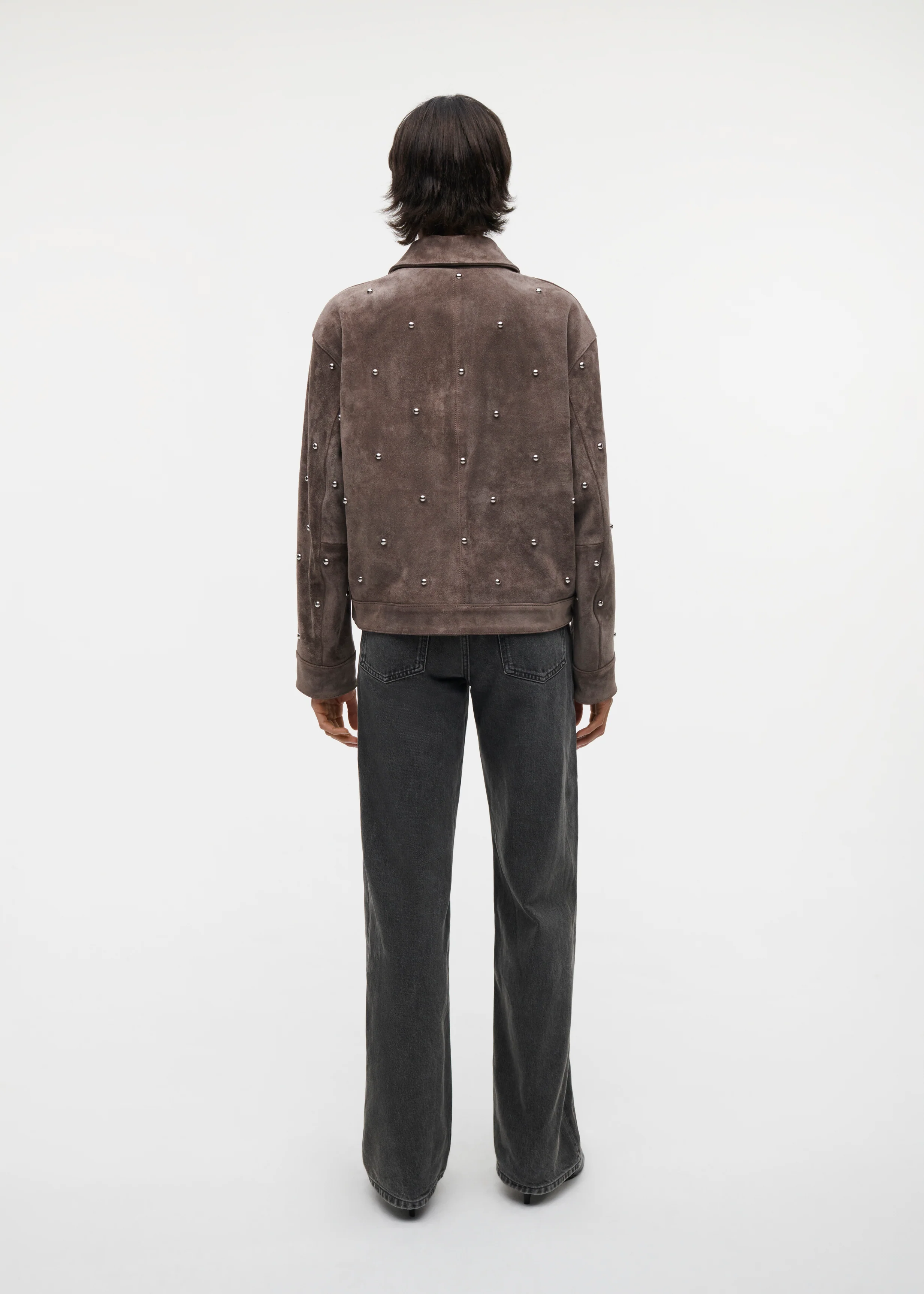 TINA Gritty Suede Studs Jacket - Image 4